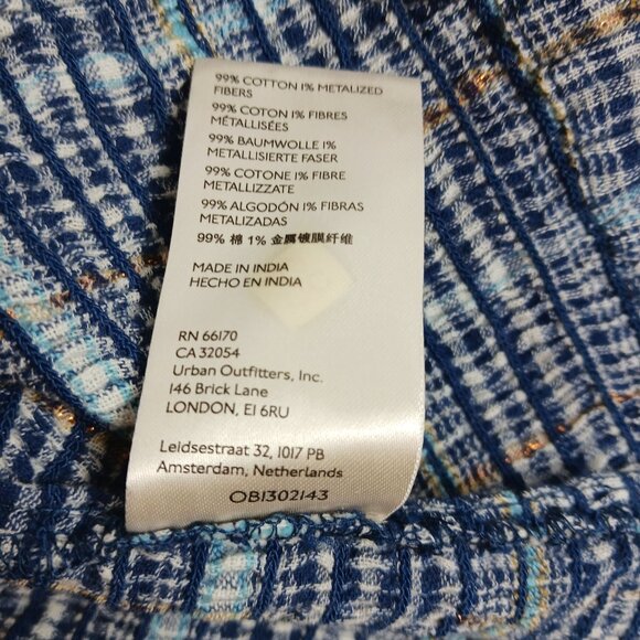 Anthropologie Pilcro Jessie Smocked Plaid Halter Top - Picture 9 of 9